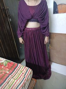 Designer Sequined Lehenga Choli Set