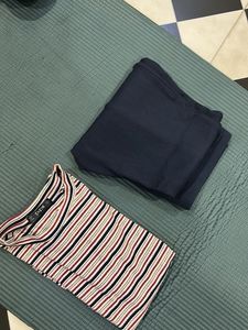 Activewear Set: Ribbed tee And Leggings