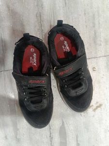 Sparx Black Sneakers