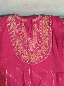 Free Finger Ring+ Anarkali Wid Dupatta