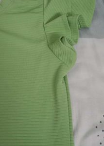 Cute Green Striped T-Shirt
