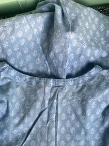 Beautiful Blue Kurta Set with Dupatta