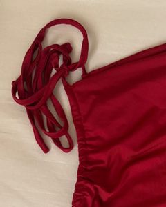 PRICE DROP Red Tie Top