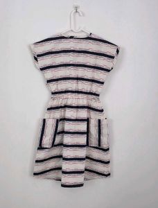 Striped Button-Up Dress for Girl kids