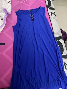 Royal Blue Imported Short Dress