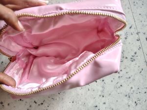 Nykka Pastel Pink Quilted pouch