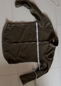Corduroy Olive Green Premium Shirt