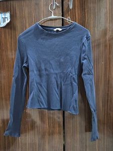 Ribbed Long Sleeve Top