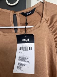 Stylish Brown Top - New with Tags!