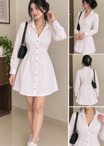 Chic Pastel Shirt Dress