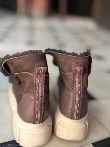 Cozy Brown Suede Boots