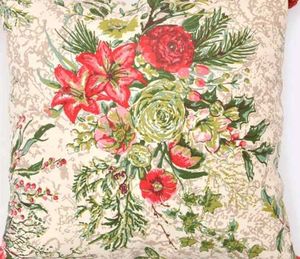 Its A Set Of 2 Pc Floral Canvas Cushion.