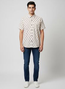 Handloom Printed Shirt
