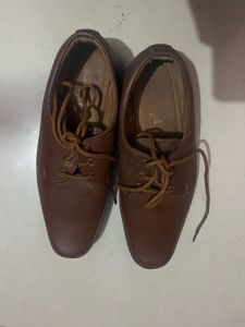 Brown Leather Formal Shoes