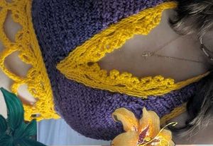 Handmade Crochet Rapunzel theam Top
