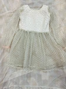 Sparkly White Tulle Gown