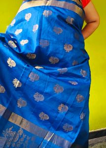 Royal Blue Silk Saree