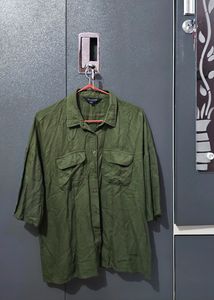 Harvard Women Shirt Olive Green