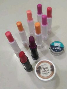 Lip Balm Lot + FREE LIPSTICK BOX WORTH RUPEES 2000