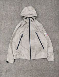 Beige Lightweight Hooded Jacket