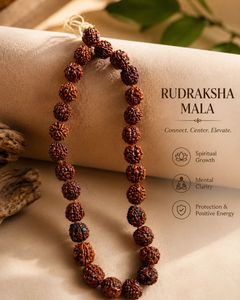 28 beads Rudraksha Mala Necklace