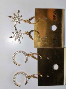 Sparkling Korean Earrings combo