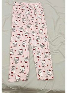 Pink Hello Kitty Print Pyjamas