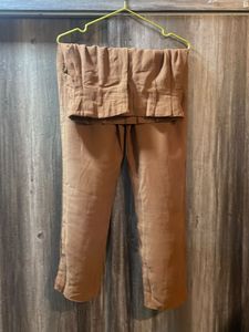 Women's Brown highwaist Formal Pants