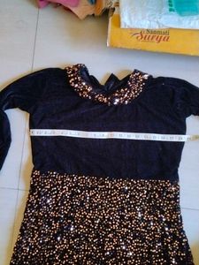 Elegant Sequin Ethnic Gown
