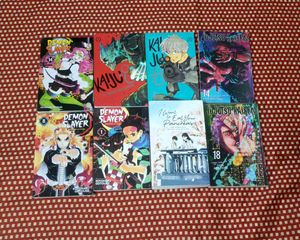 Manga Lot: Demon Slayer & Jujutsu Kaisen