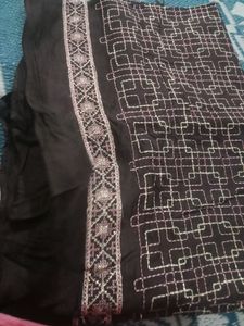 Brown &amp; Blue Dupatta Set 2