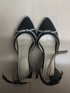 Sparkly Black Heels