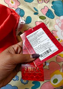 Red Embroidered Kurta with pant and dupatta set