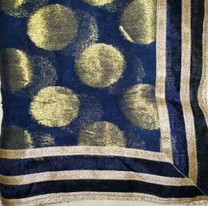 Elegantand heavy Banarasi Blue Dupatta