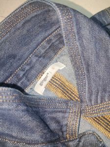 Lifestyle Classic Blue Denim Fit and Flare Dress