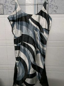 Stylish Swirl Print Mini Dress