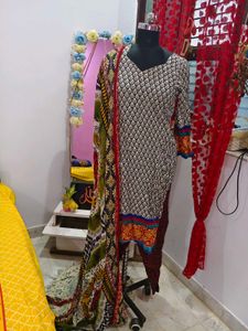 Ethnic Kurta Set with Dupatta