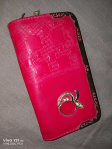 💖 Stylish Pink Designer Wallet 💖