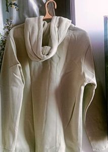 ZARA Men's Beige Hoodie