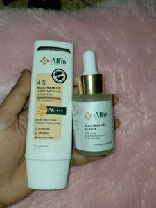 Alfis Niacinamide Sunscreen &amp; Serum