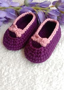 Handmade Baby Booties 3-6 Months