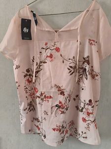 Pretty Floral Print Top