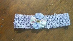 Lace Flower Headbands - Set of 2