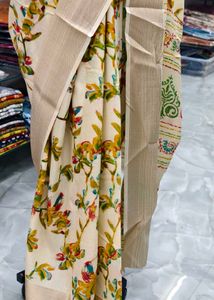 Elegant Floral Print Saree