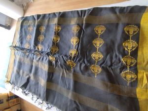 Black And Gold Saree (Women's)