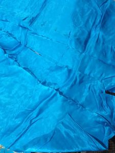 Sky Blue Kurta with Gold Print