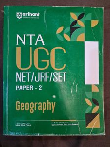 Arihant NTA UGC NET JRF Geography Book