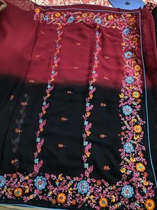 Black Zardosi Saree