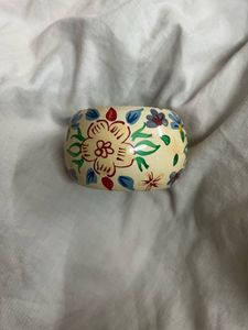 Hand-painted Floral Bangle