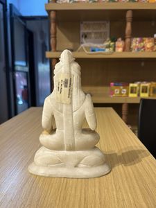 Lord Shiva Pure White Marble Idol